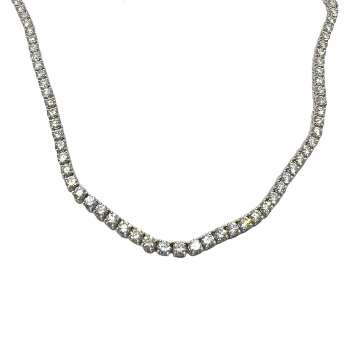 RECARLO River Necklace in White gold and Diamonds
