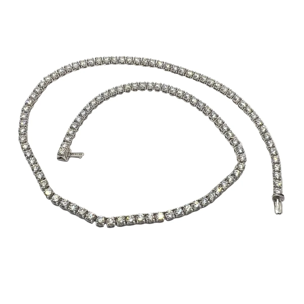 RECARLO River Necklace in White gold and Diamonds - Image 3