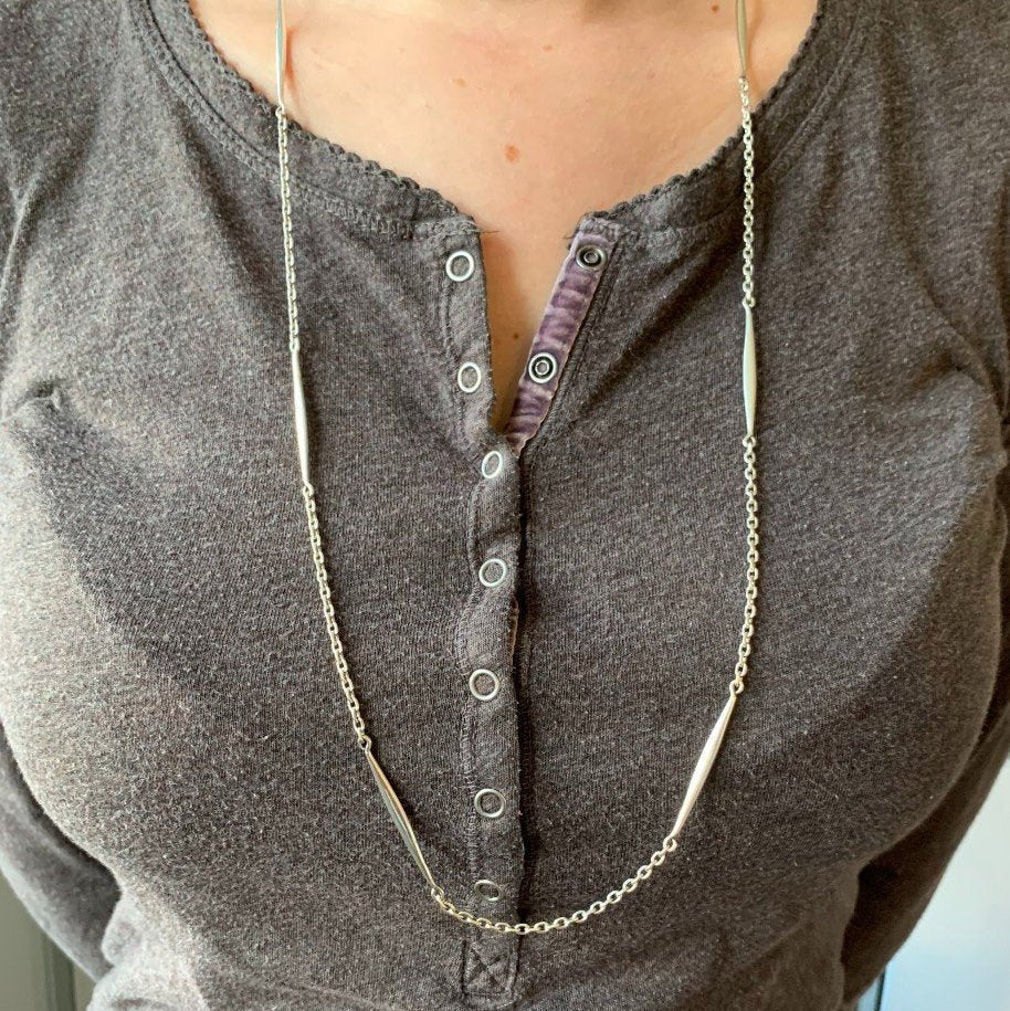 Necklace Long necklace in silver - Image 2