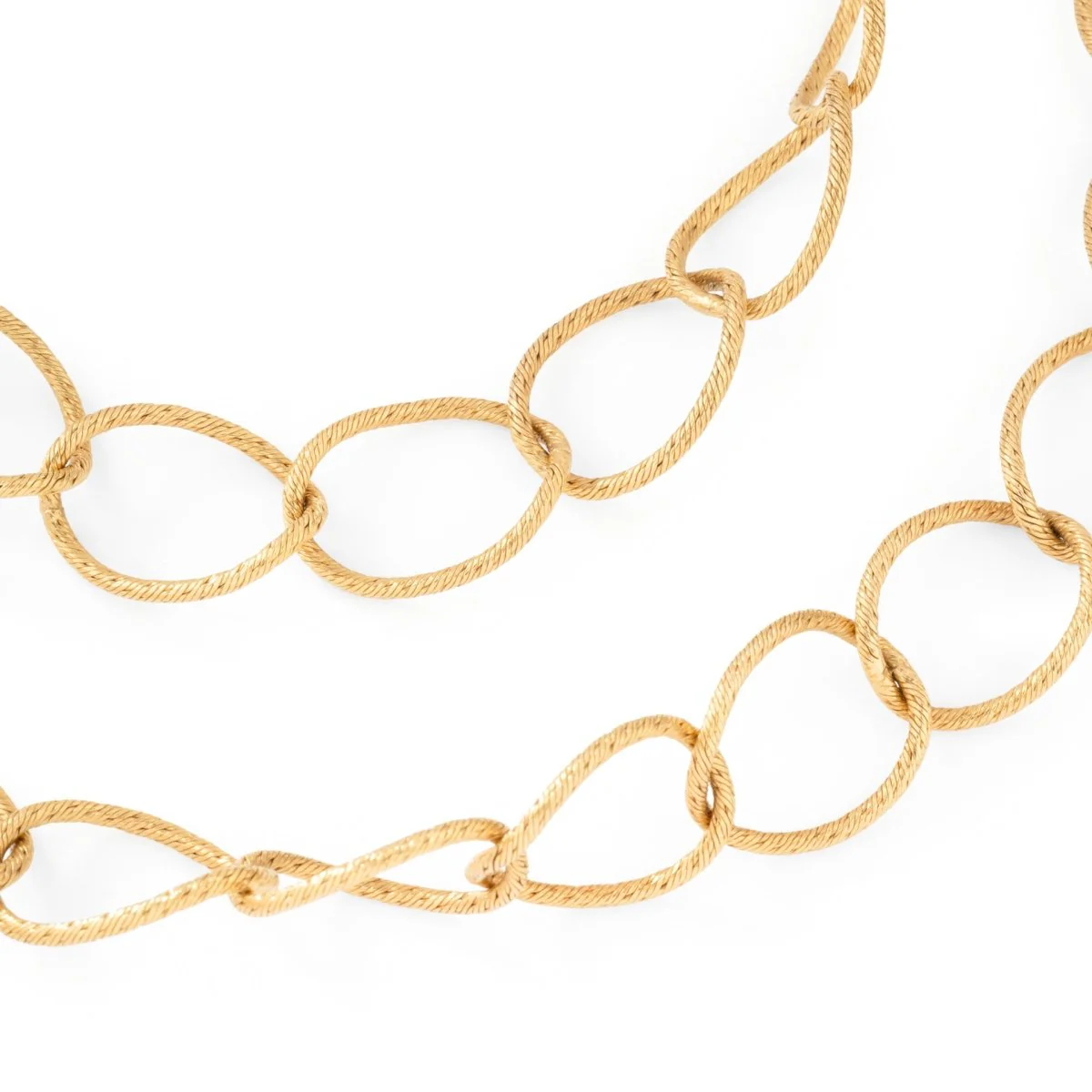 Long necklace in yellow gold - Image 4