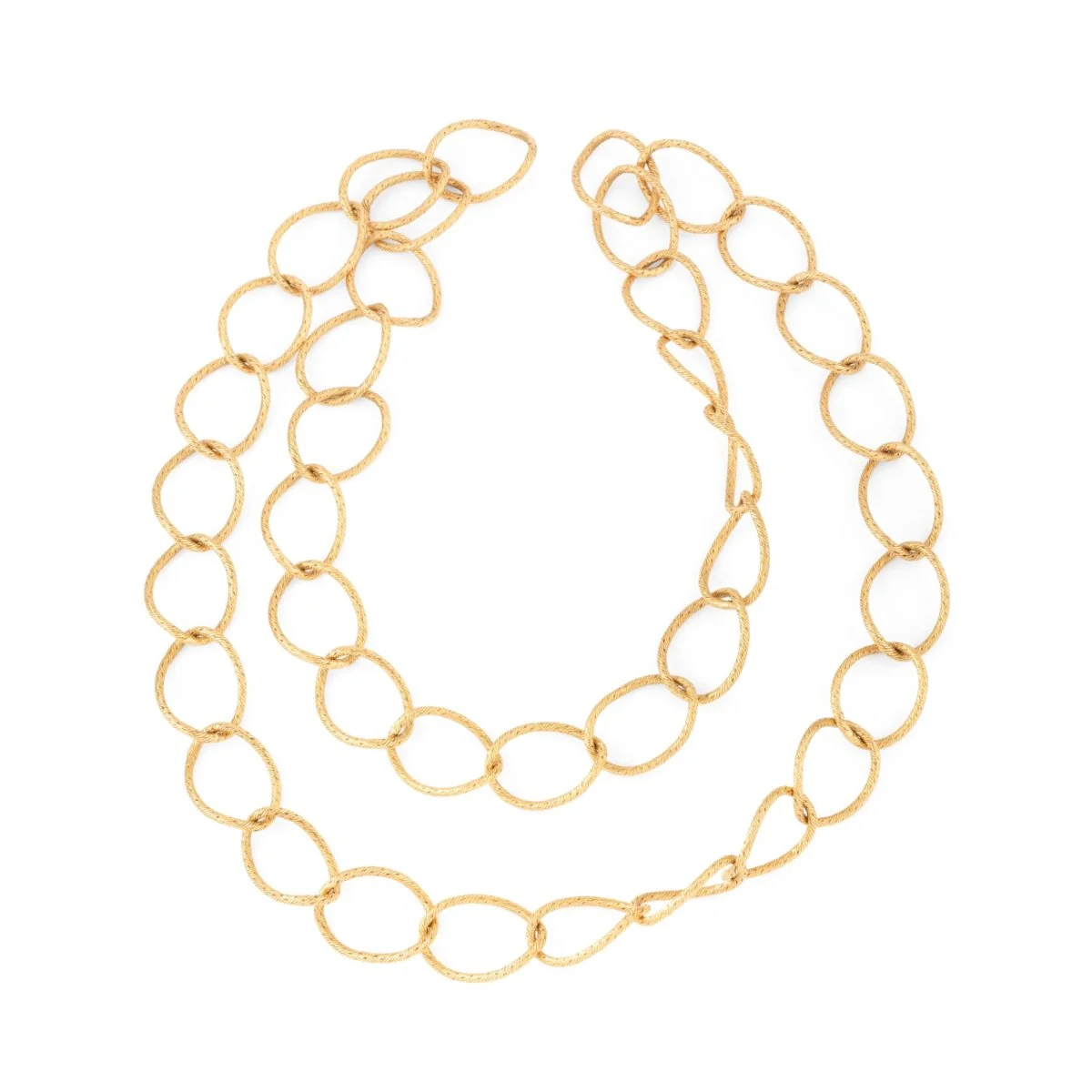 Long necklace in yellow gold - Image 5
