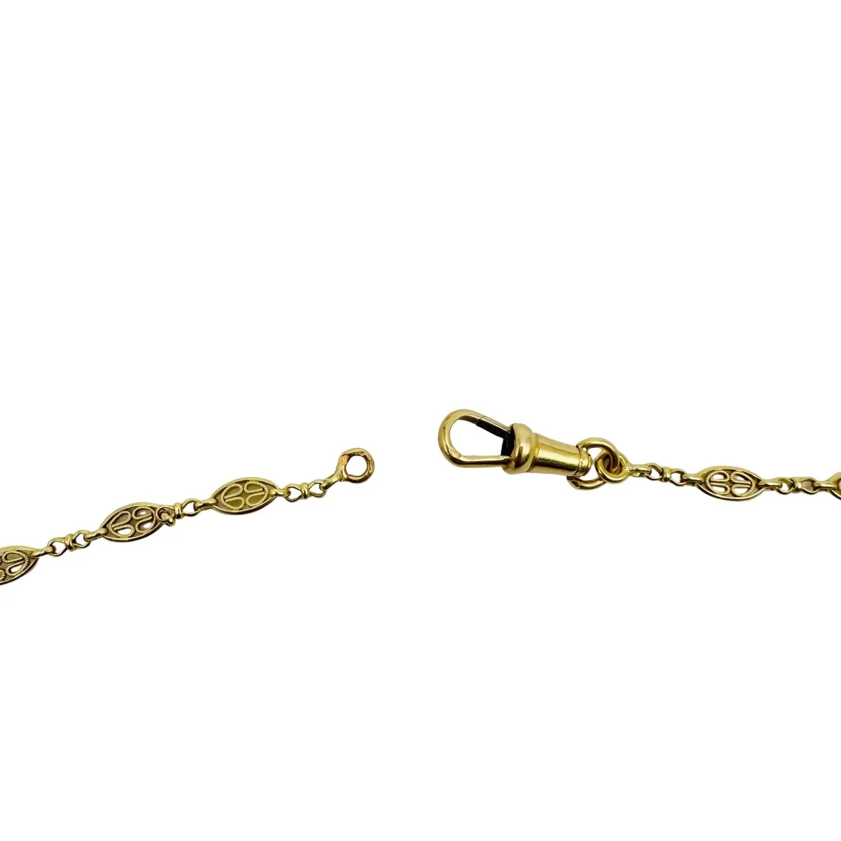 Yellow gold long necklace - Image 2