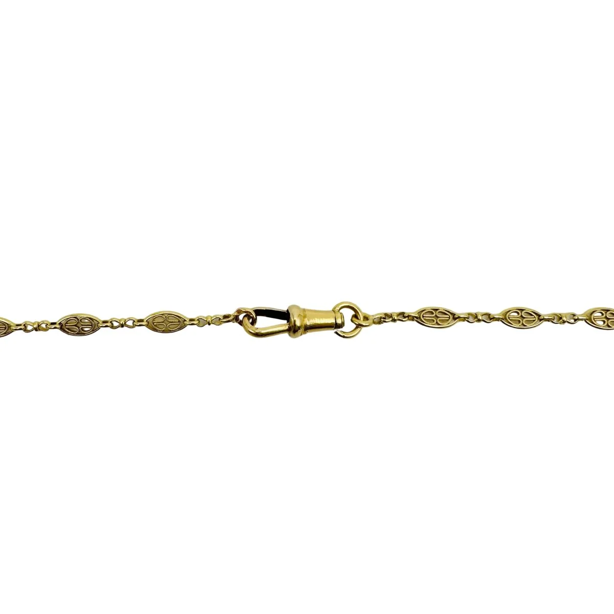 Yellow gold long necklace - Image 3