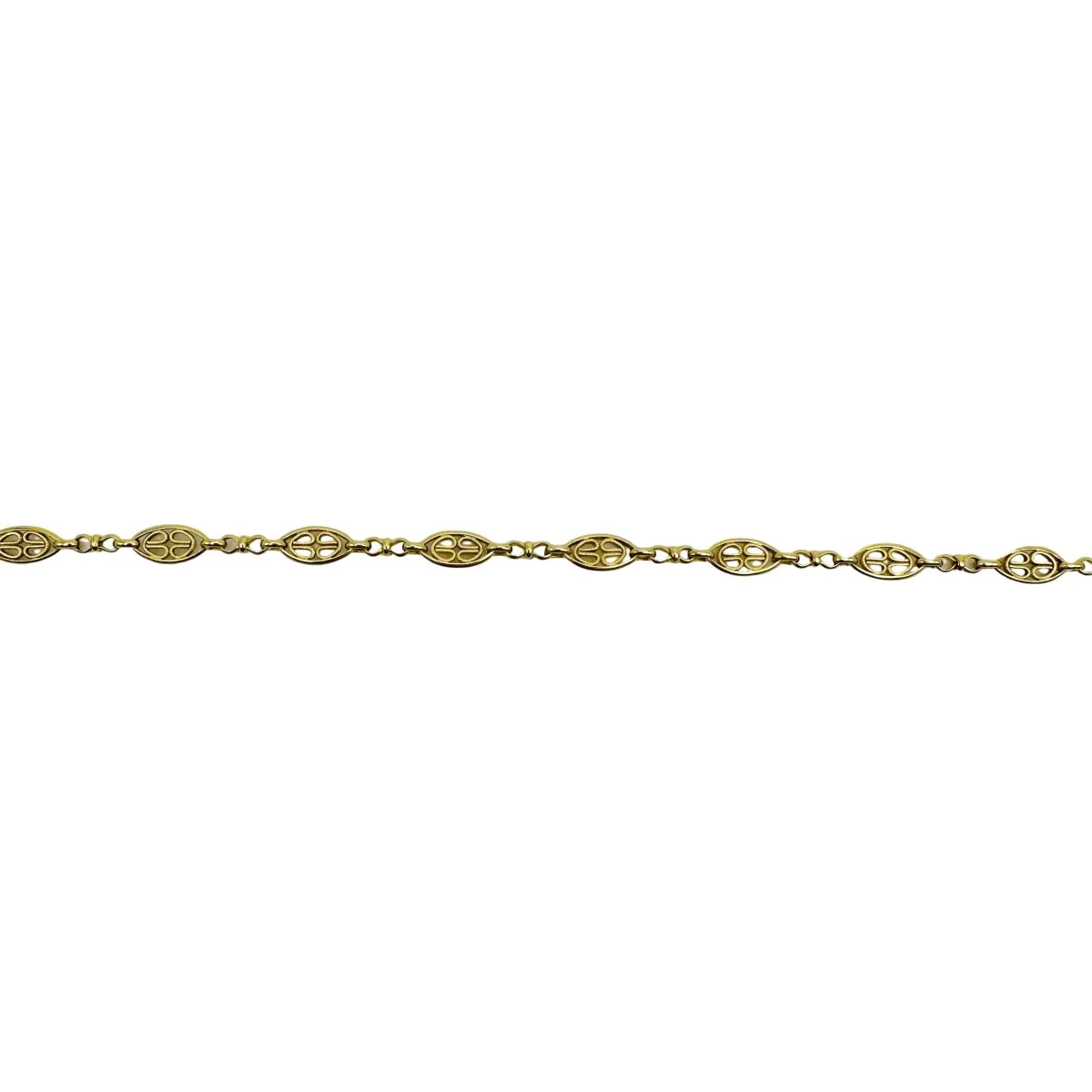 Yellow gold long necklace - Image 4