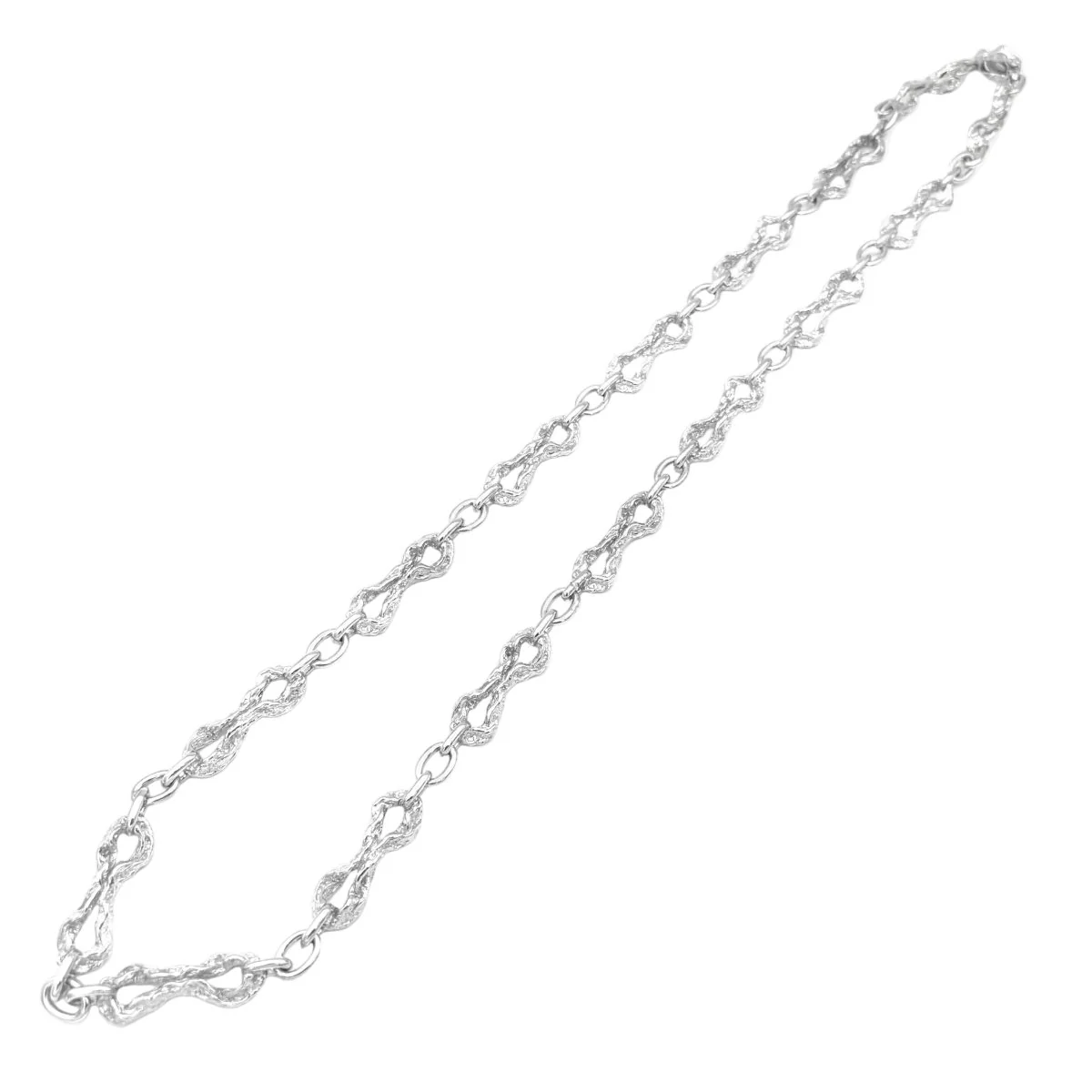 Long necklace GILBERT ALBERT in Silver - Image 2