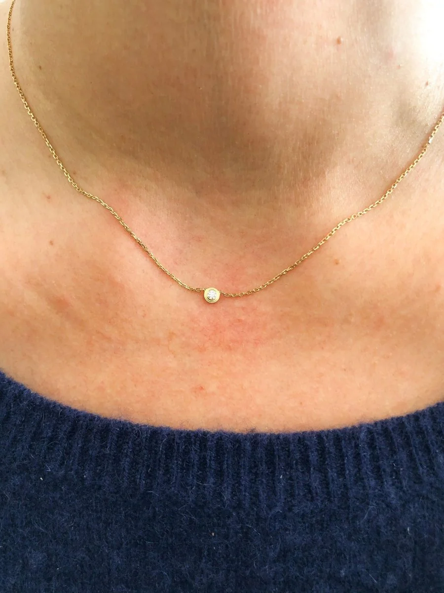 Necklace signed by Cartier, light diamond collection - Image 3