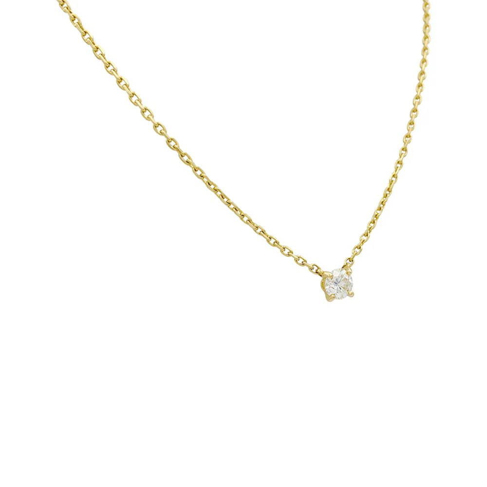 Cartier solitaire necklace, "1895", yellow gold - Image 3
