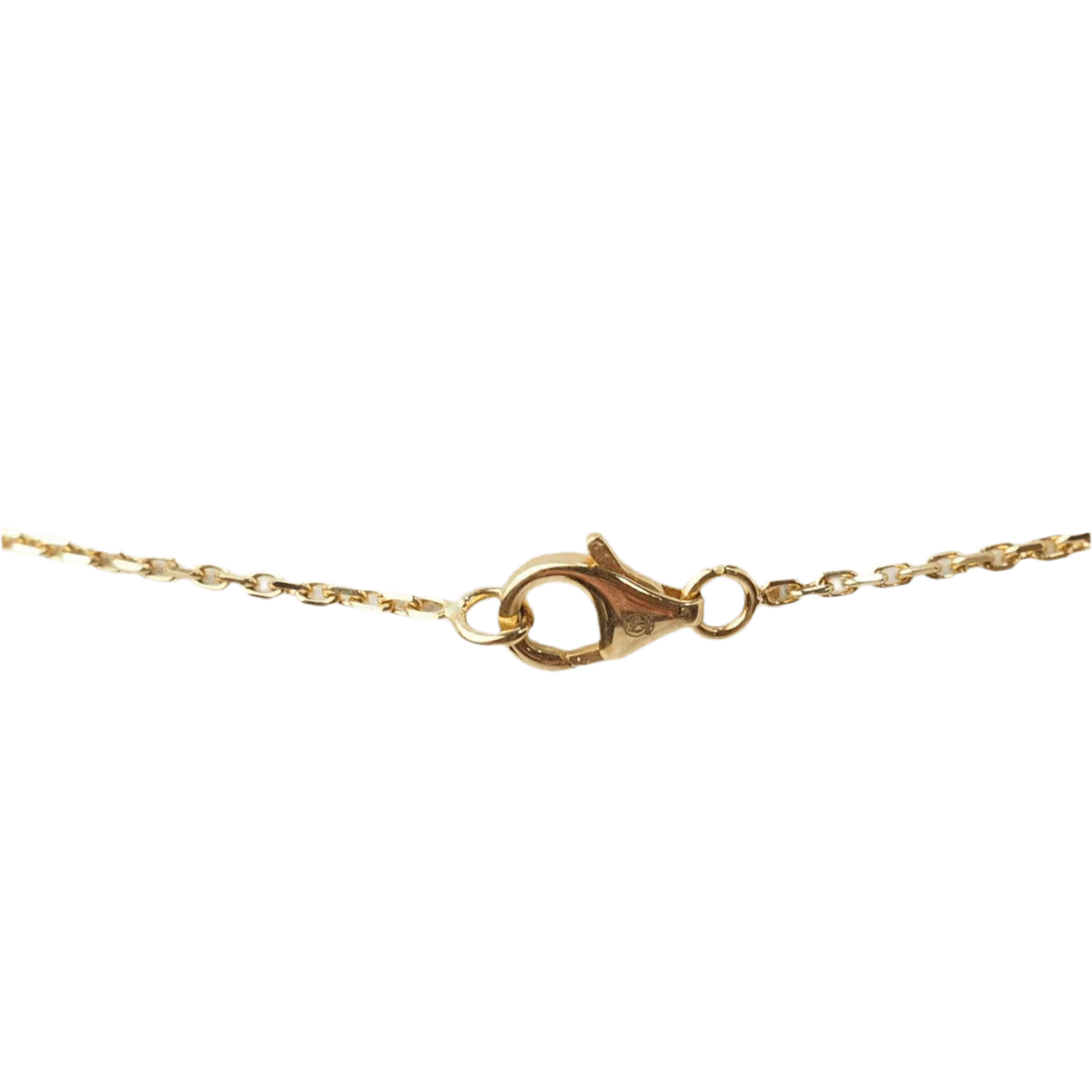 Necklace Pendant in yellow gold and ruby - Image 3