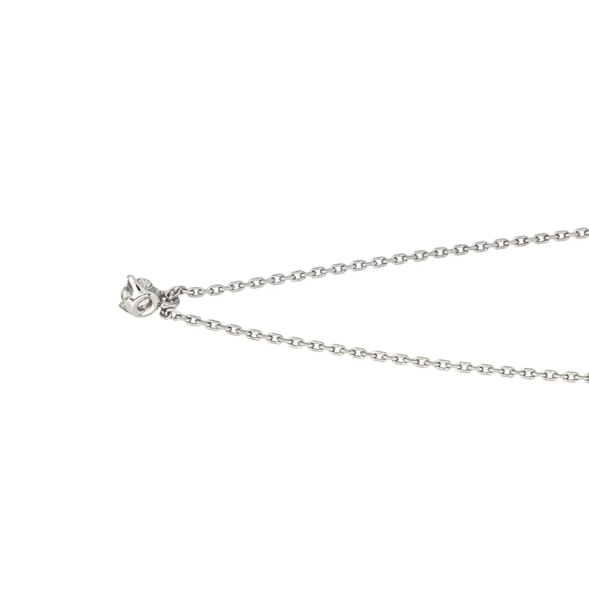 Pendant necklace in white gold and diamond - Image 6