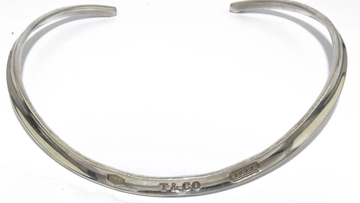 Silver torque necklace from Tiffany - Image 2