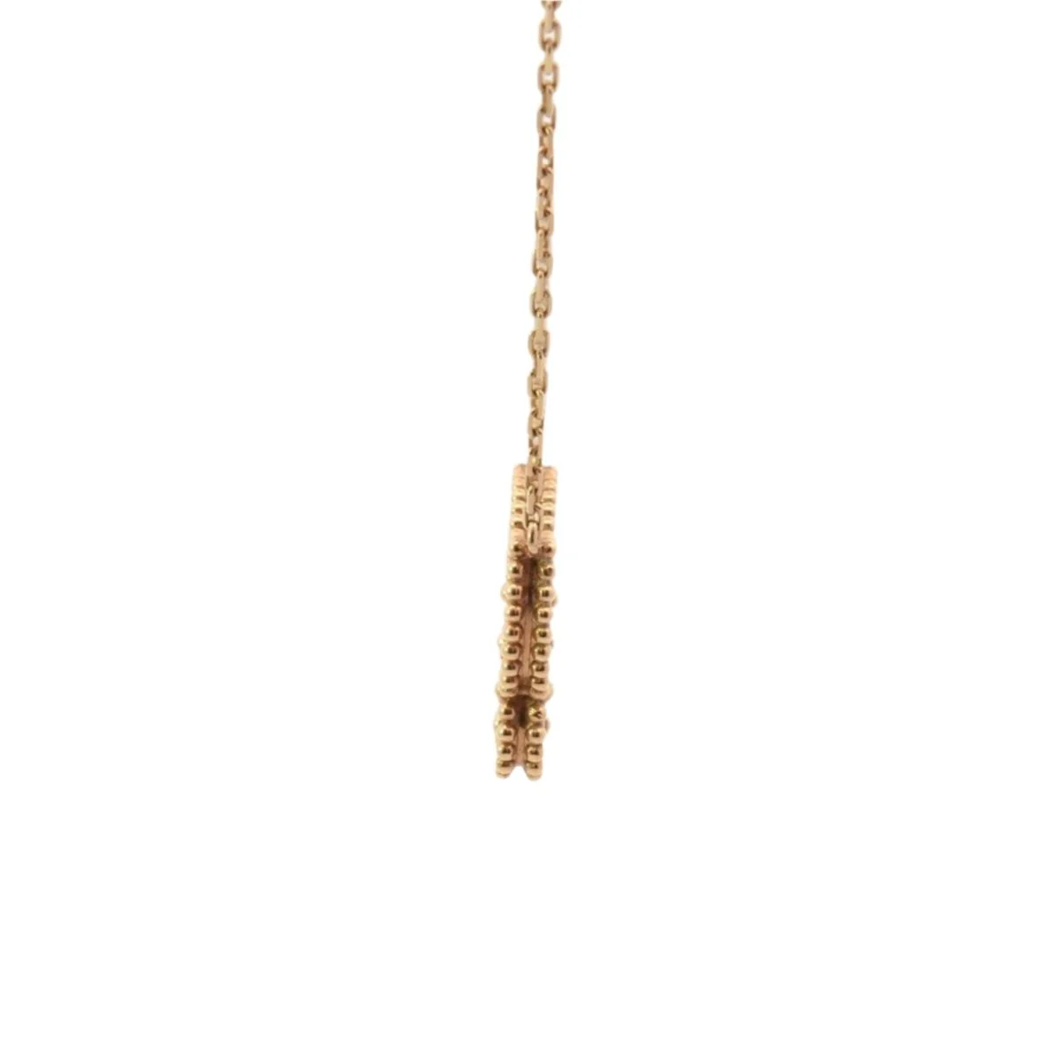 VAN CLEEF &amp; ARPELS "Sweet Butterflies" necklace in yellow gold and mother-of-pearl - Image 2