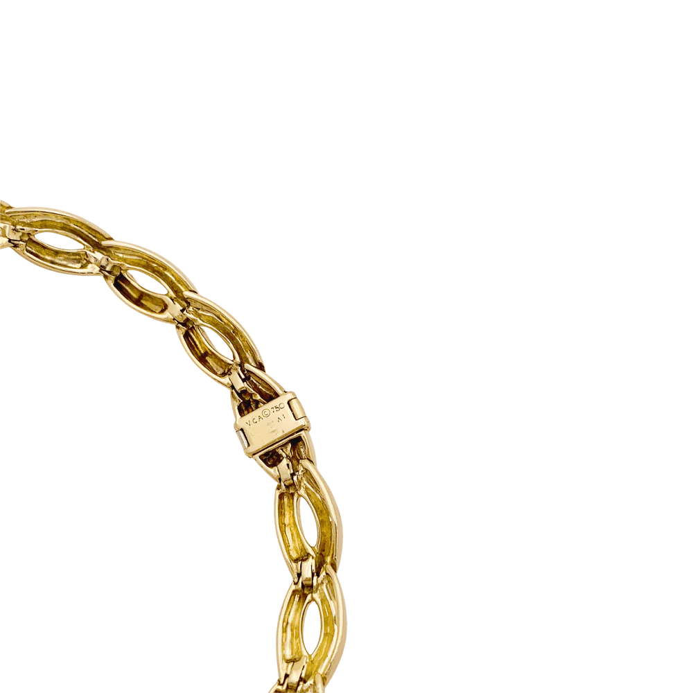 Necklace Ras de Cou VAN CLEEF & ARPELS in yellow gold and diamonds - Image 5