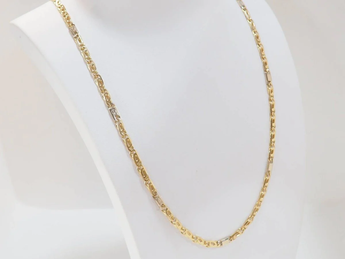 Vintage yellow gold necklace - Image 2