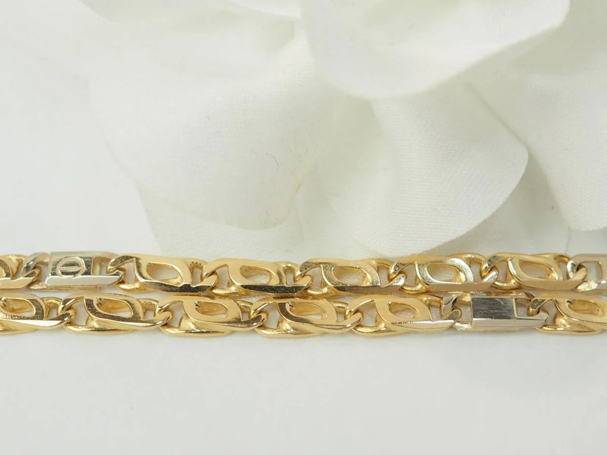Vintage yellow gold necklace - Image 3