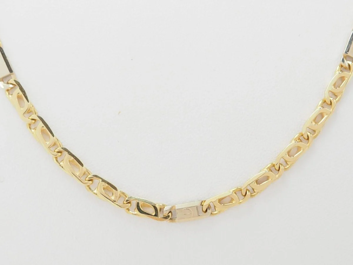 Vintage yellow gold necklace - Image 4