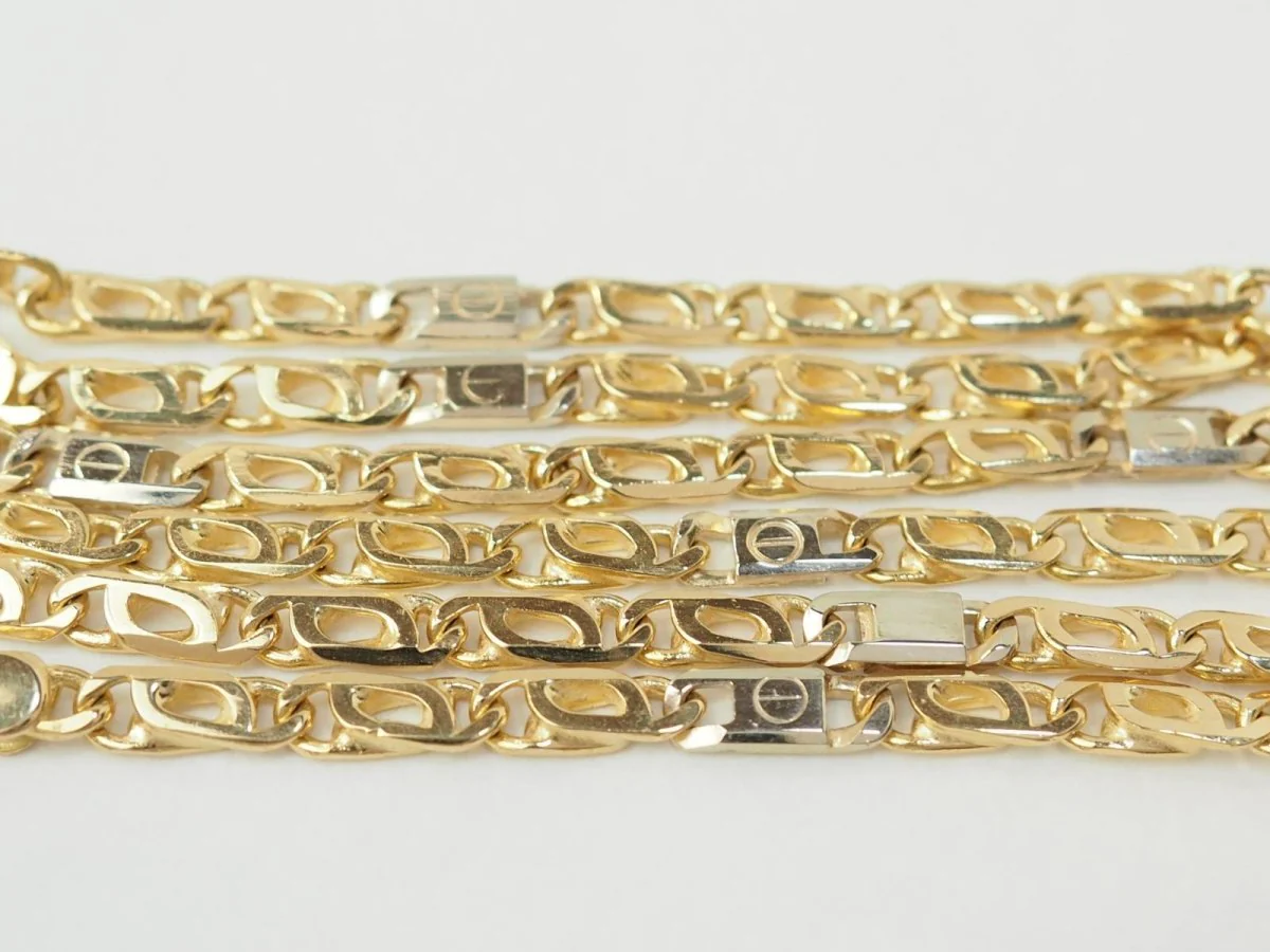 Vintage yellow gold necklace - Image 5