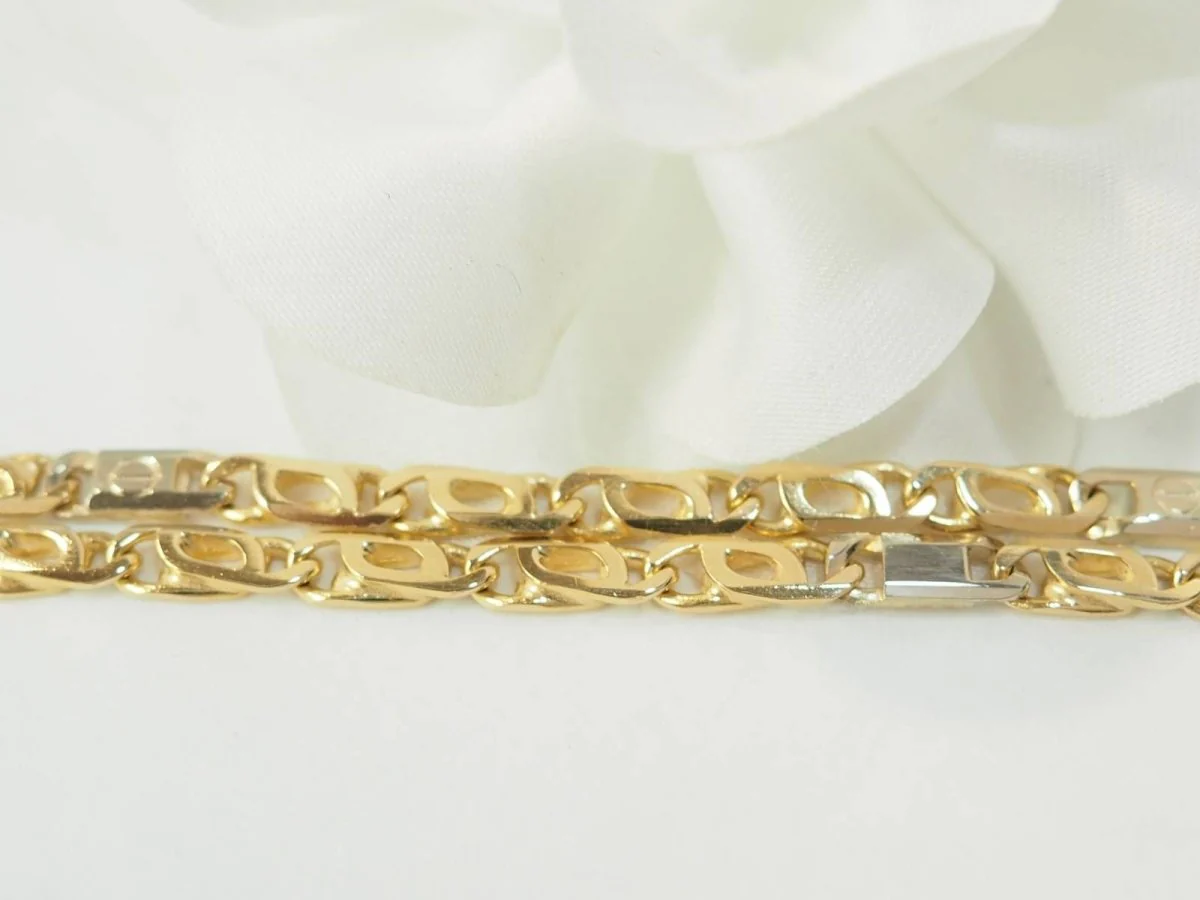 Vintage yellow gold necklace - Image 6