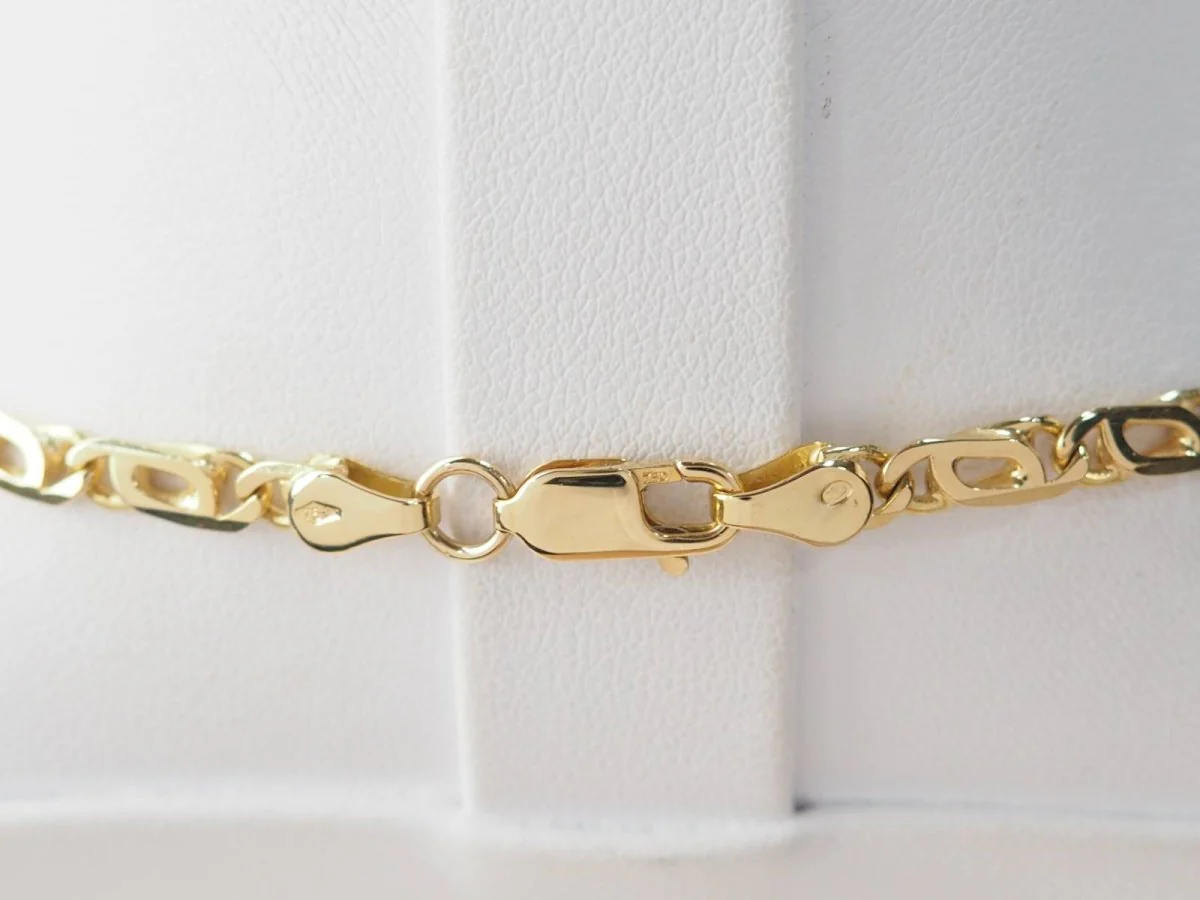 Vintage yellow gold necklace - Image 7