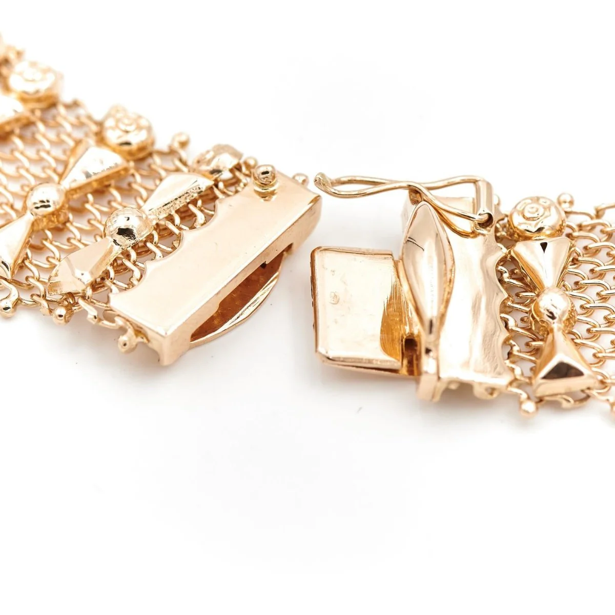 Imposing choker necklace in yellow gold - Image 5