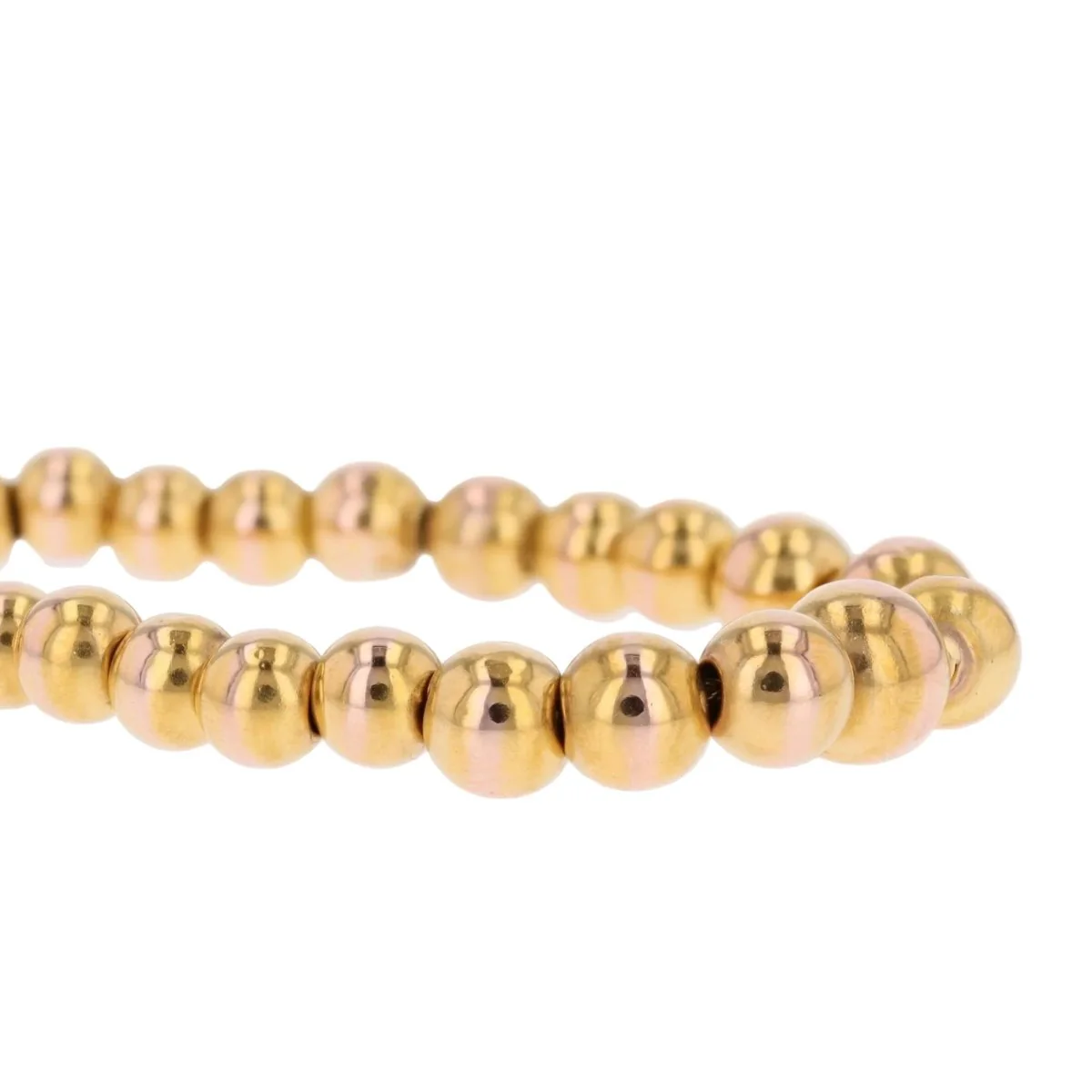 Necklace Beads in yellow gold - Image 3
