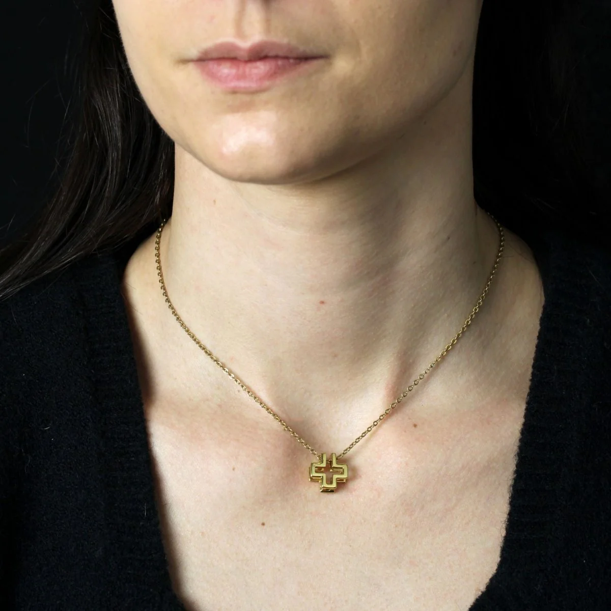 Yellow gold pendant - Image 2