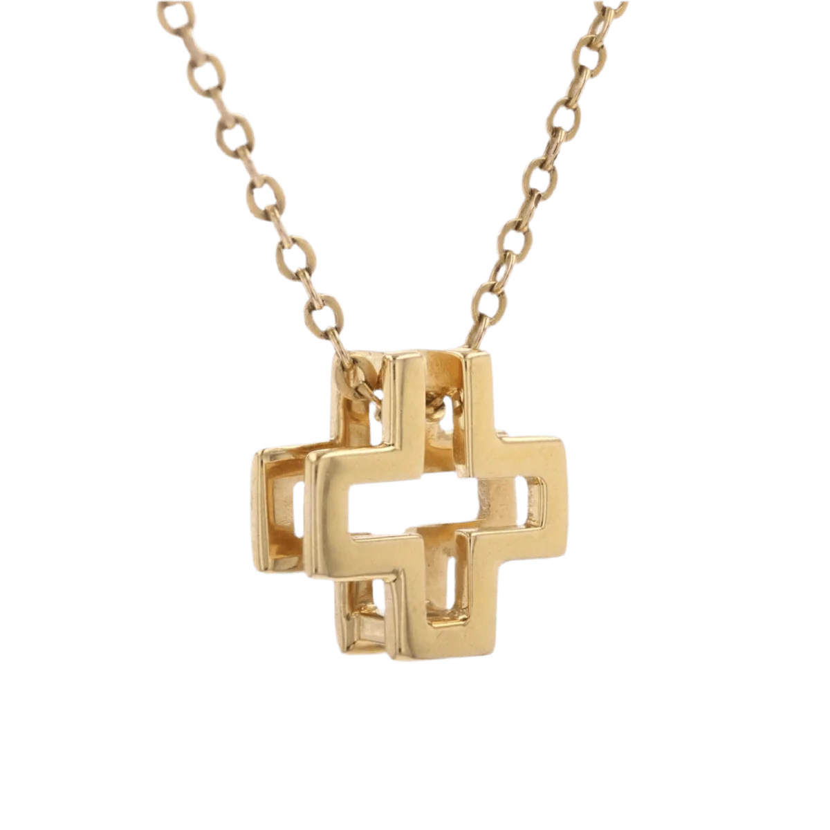 Yellow gold pendant - Image 4