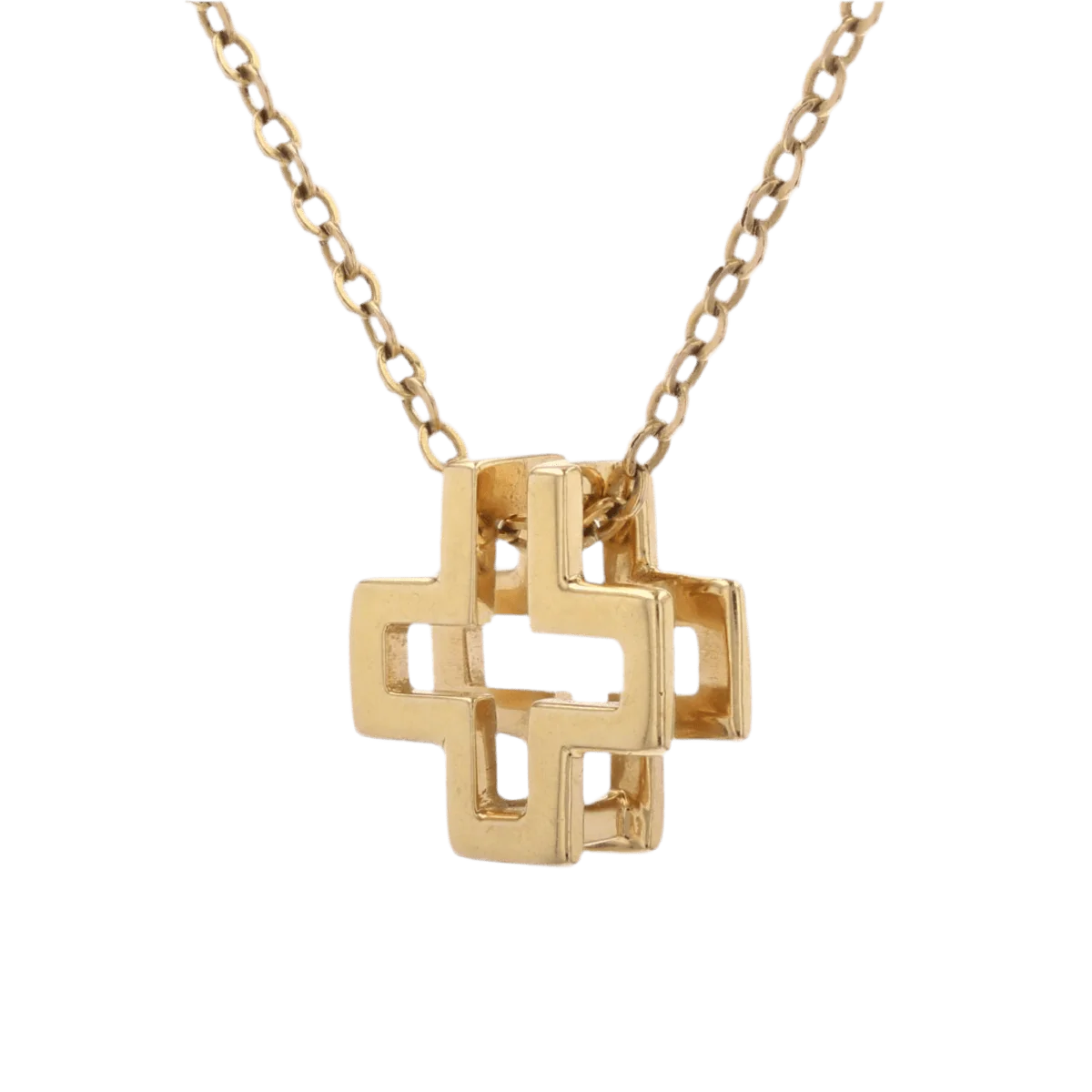 Yellow gold pendant - Image 5
