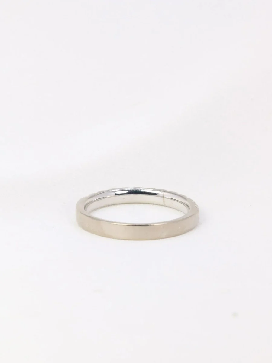 American half wedding ring in white gold and diamonds 0.72 ct - Image 5