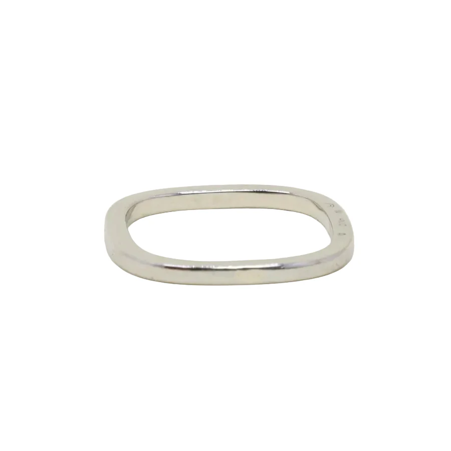 DINH VAN square wedding ring in white gold - Image 5