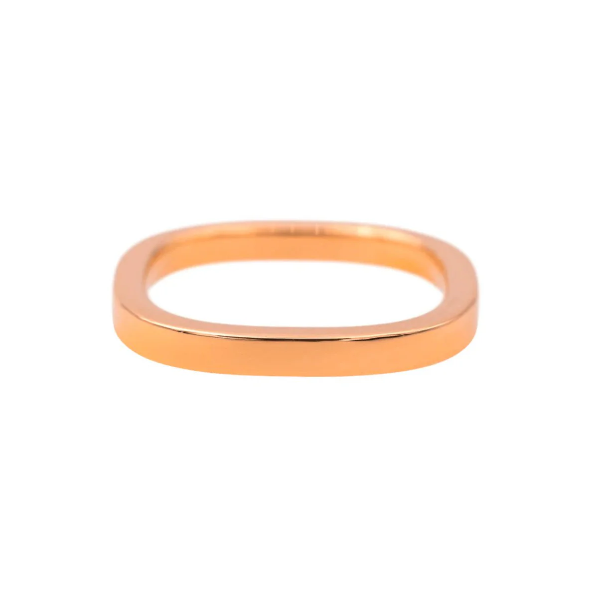 DINH VAN "Square" wedding band in rose gold