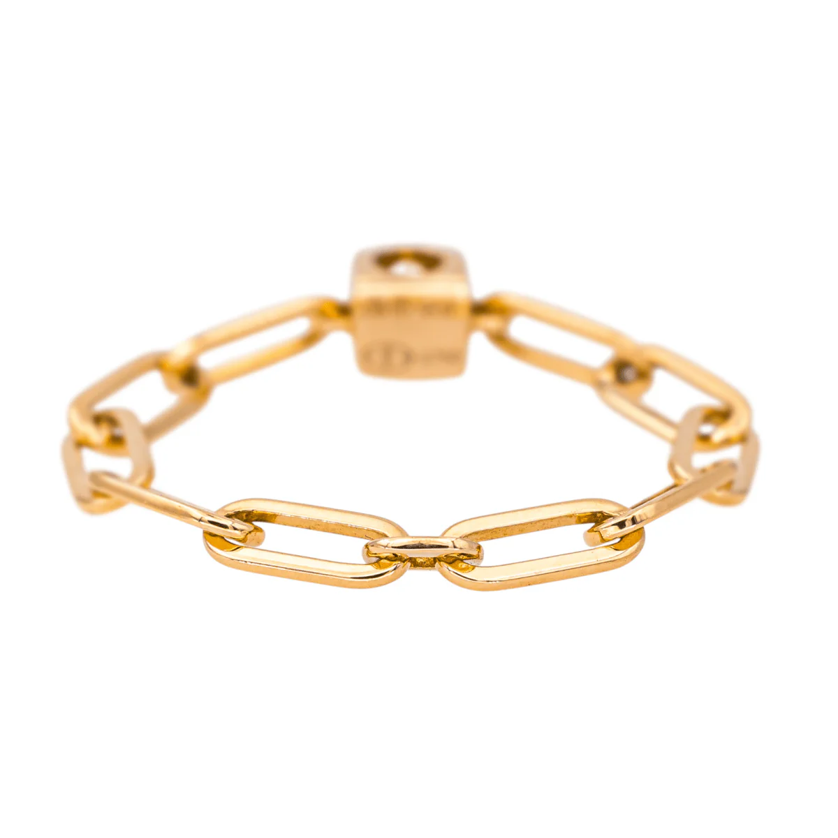 Ring DINH VAN "Le Cube" in rose gold and diamond - Image 6