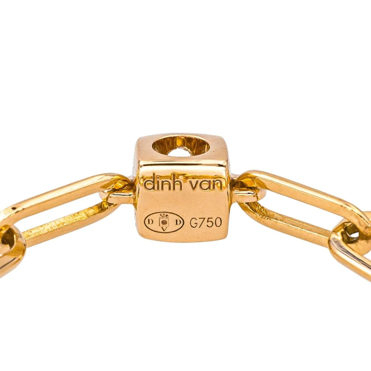 Ring DINH VAN "Le Cube" in rose gold and diamond - Image 7