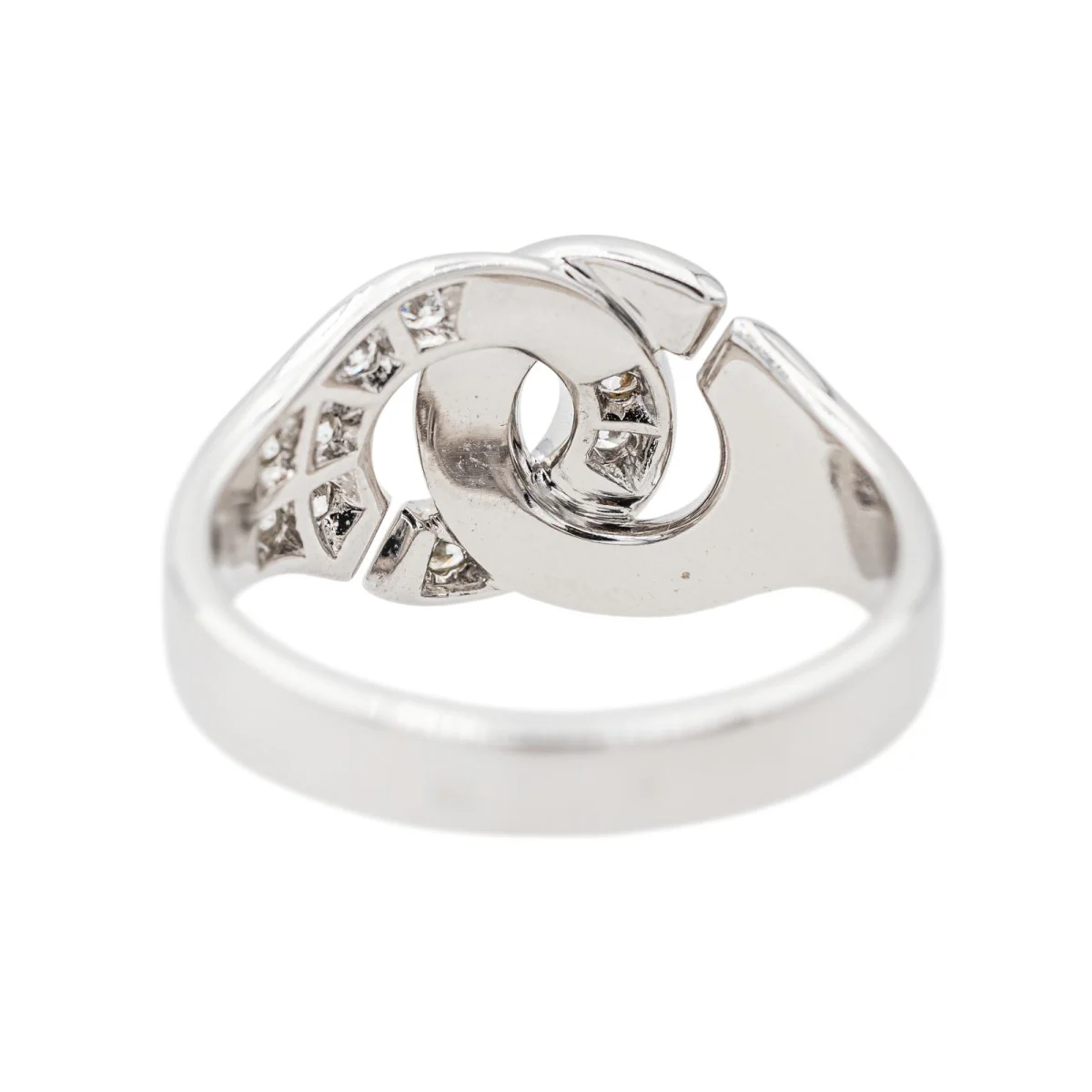 DiNH VAN handcuff ring in white gold and diamonds - Image 5