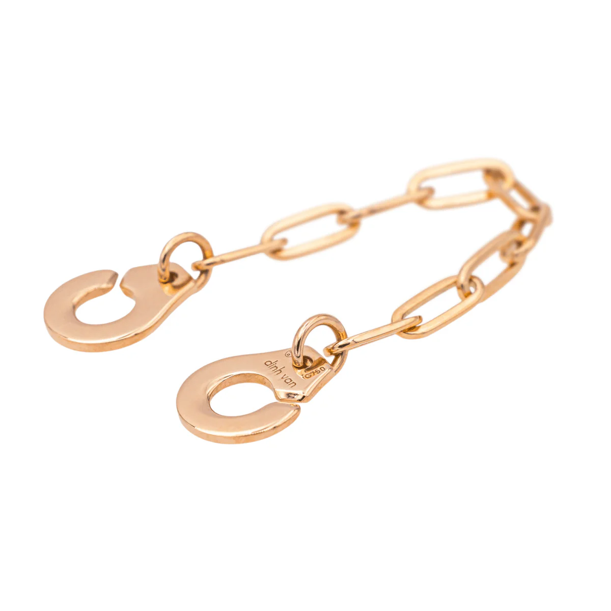 Ring DINH VAN "Handcuffs" in rose gold - Image 7