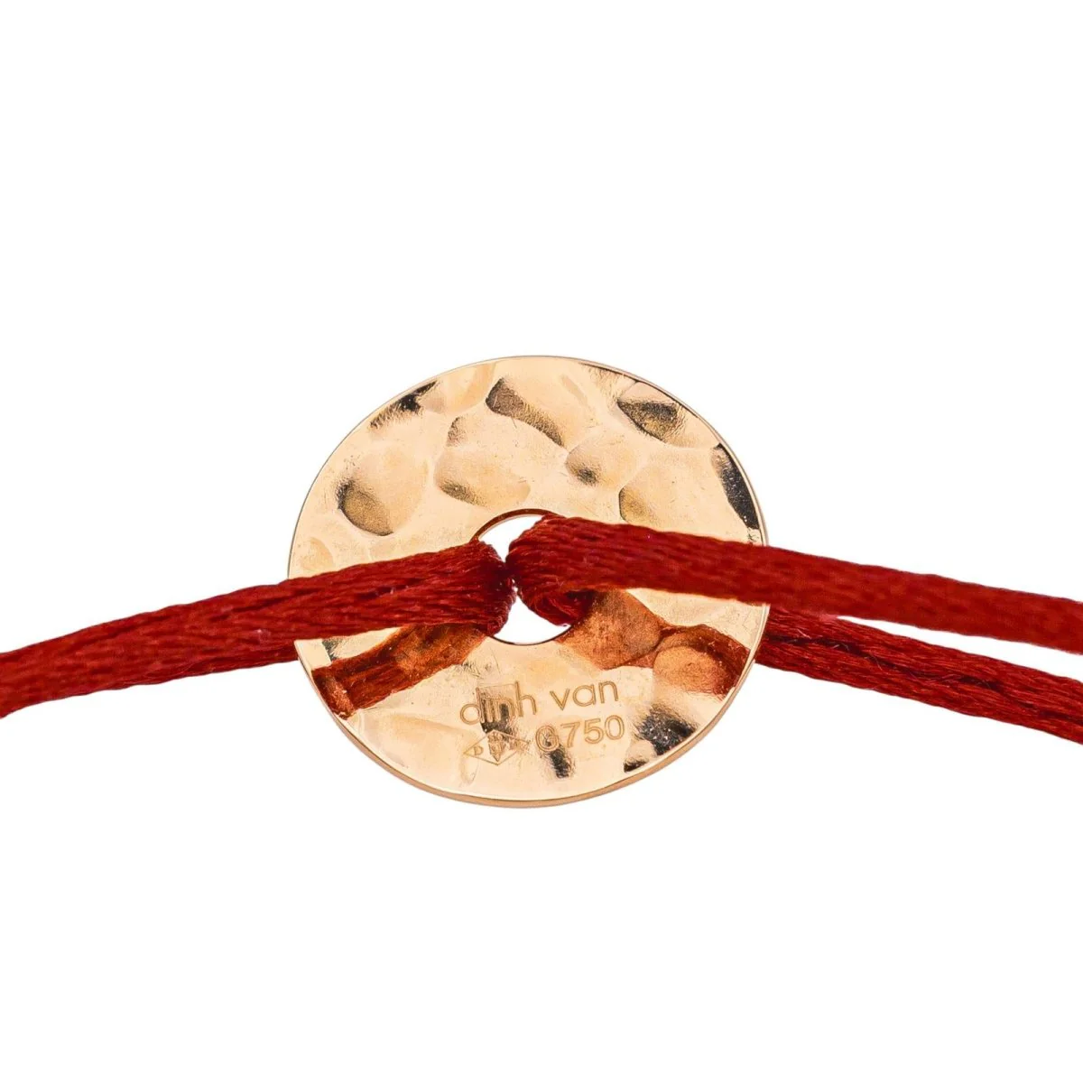 Bracelet Soft DINH VAN "Pi" in rose gold - Image 4