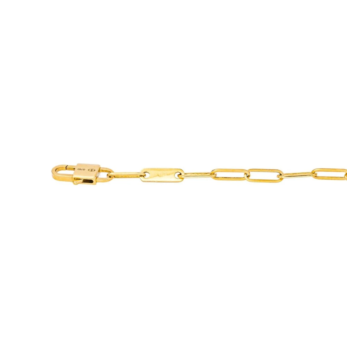 DINH VAN "Maillon" Mesh Bracelet in yellow gold and diamonds - Image 6
