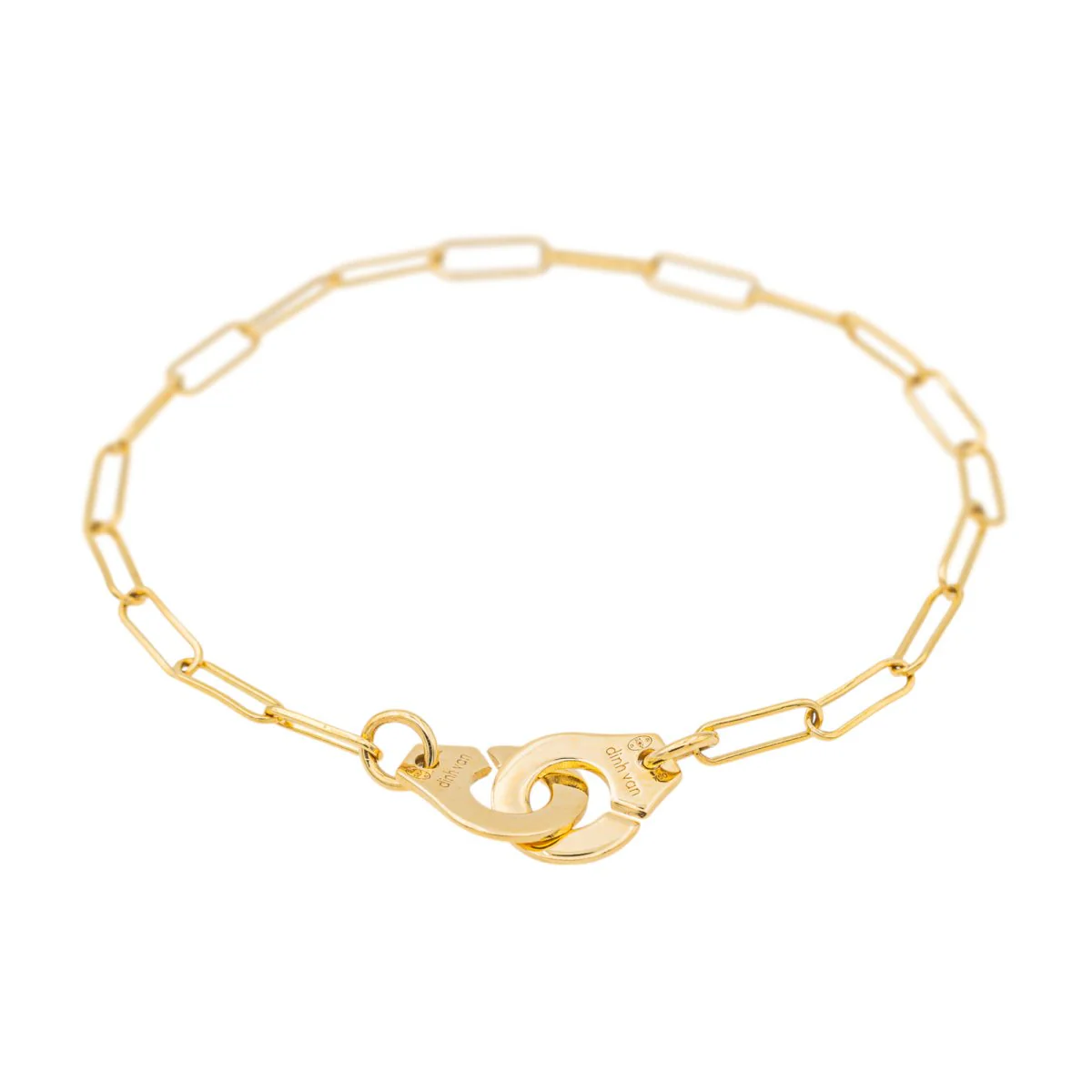 Dinh Van Handcuffs Bracelet Yellow Gold
