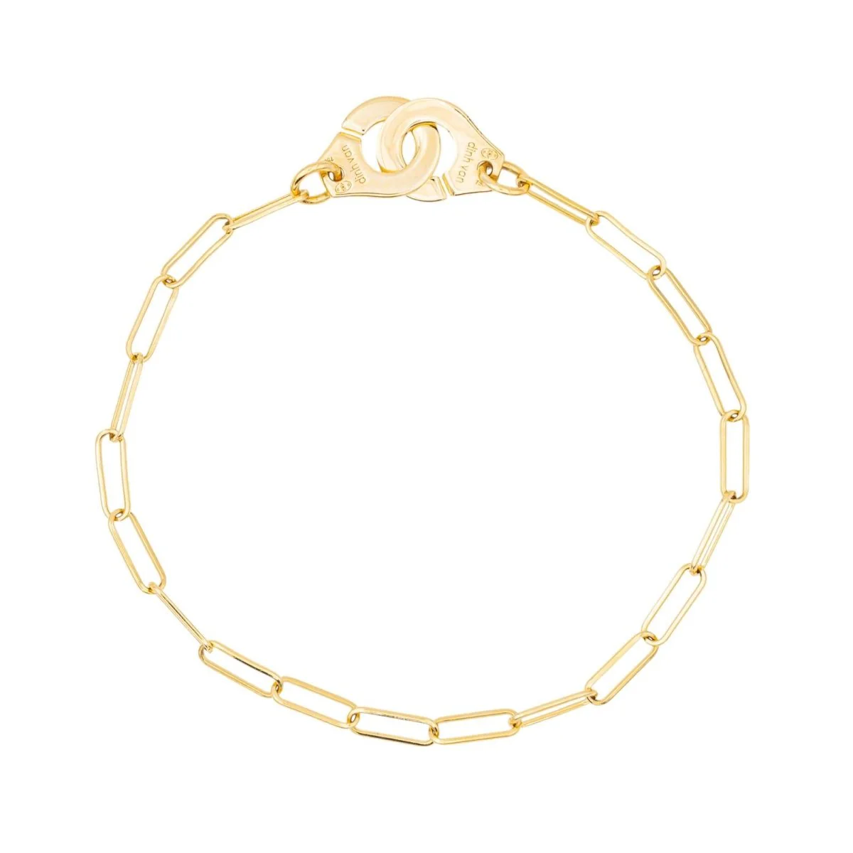 Dinh Van Handcuffs Bracelet Yellow Gold - Image 3