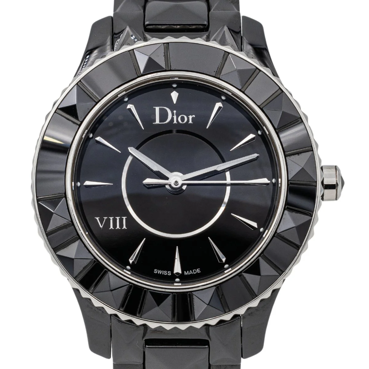 Watch DIOR "VIII" in ceramic black and sapphire - Image 4
