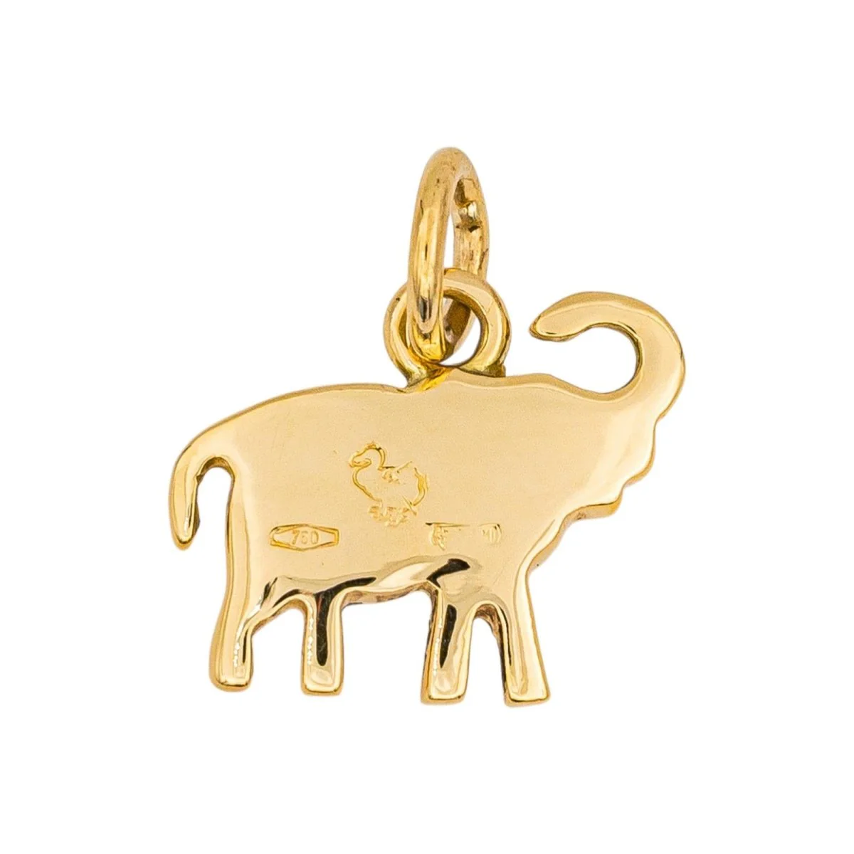 Dodo Pomellato Necklace Pendant Elephant Yellow gold - Image 5
