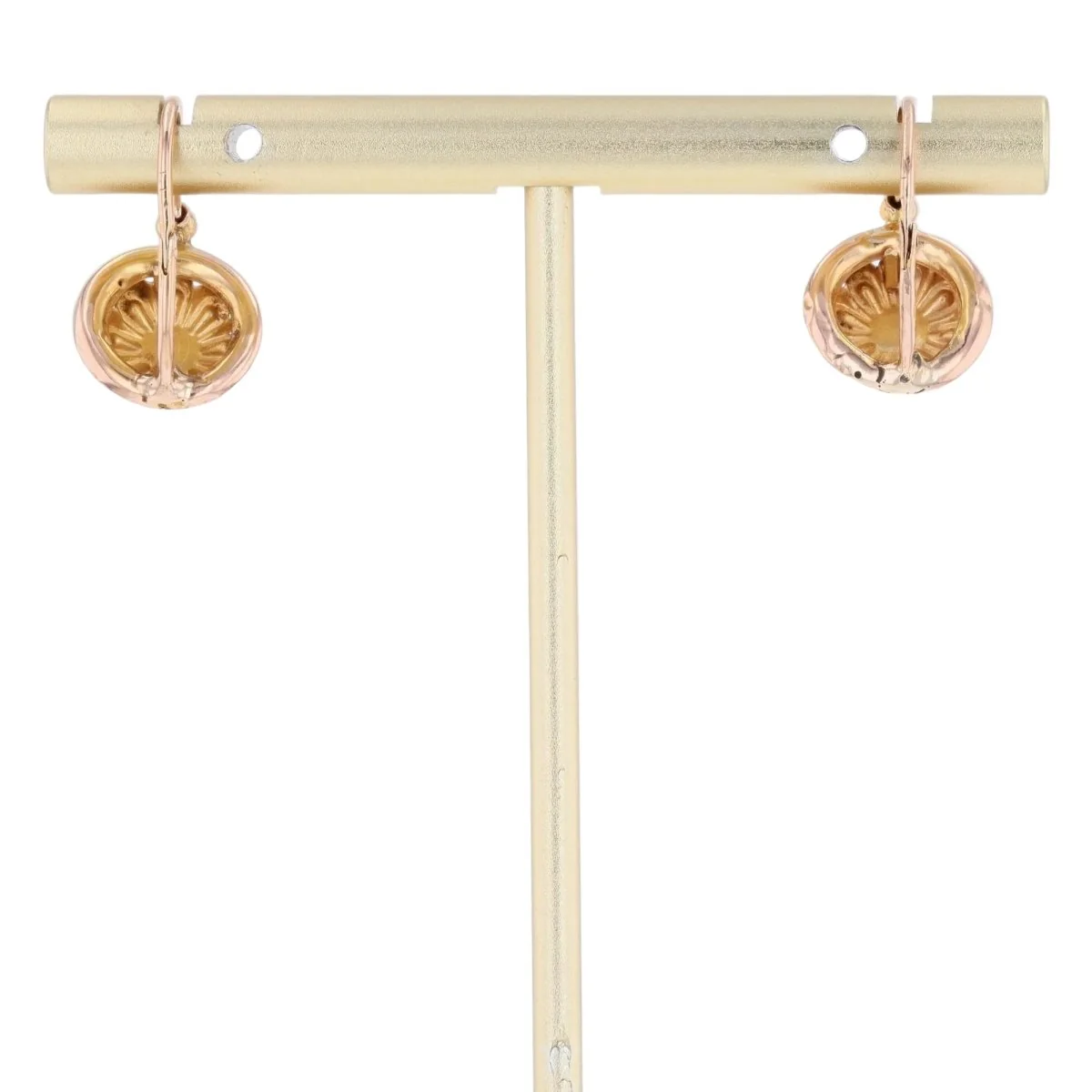 Lever-back earrings in Rose gold - Image 3
