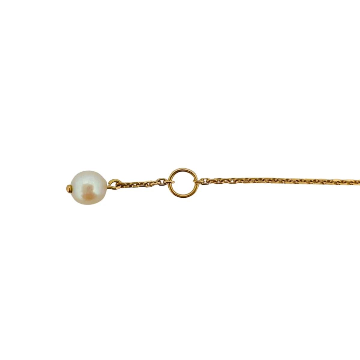 Set of 7 yellow gold and pearl bracelets - Image 5
