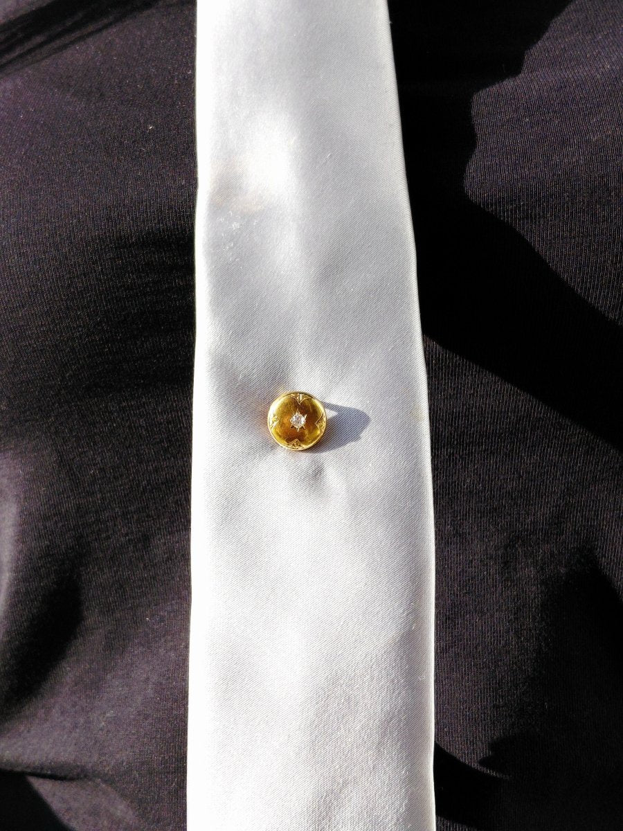 Gold And Diamond Tie Pin - Image 11