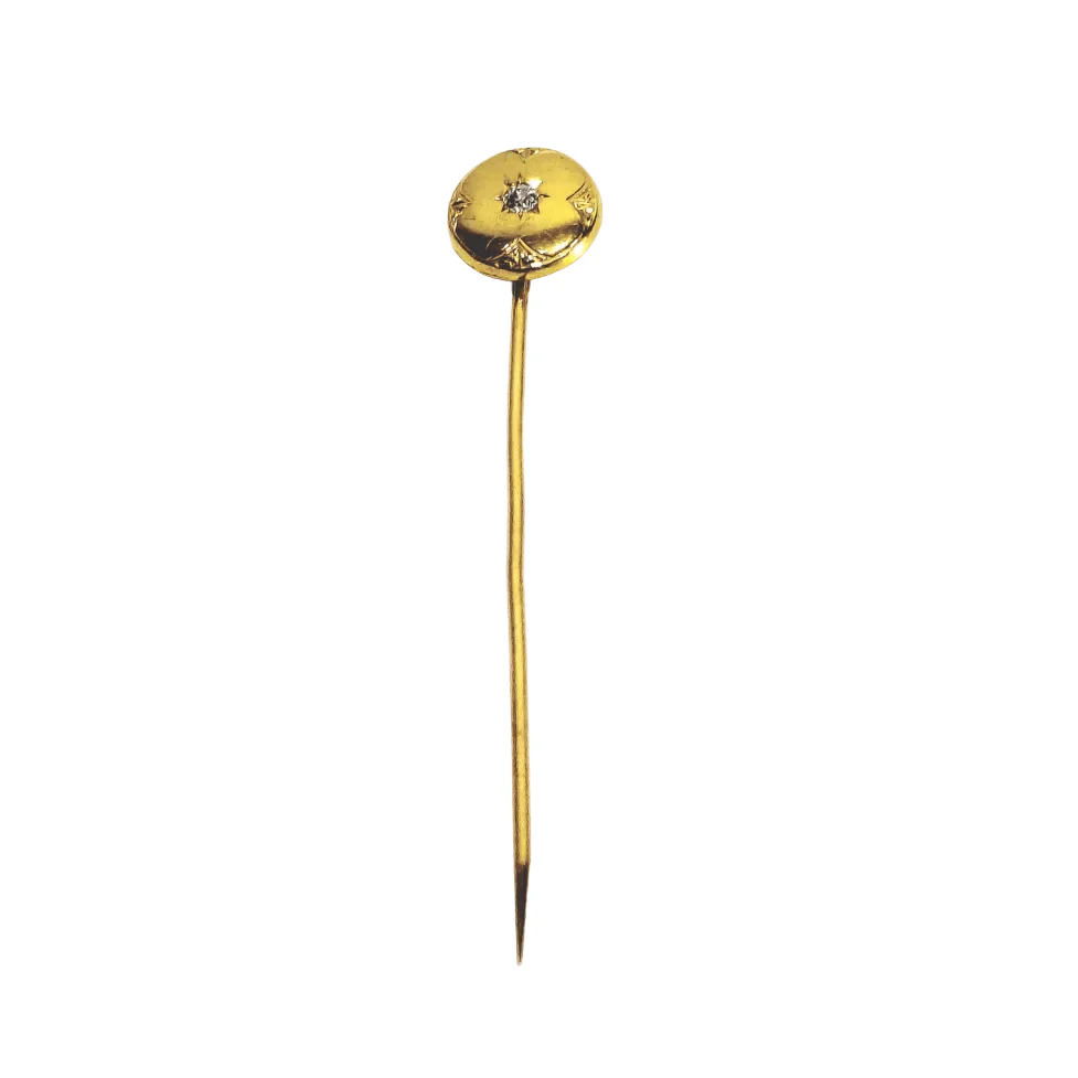 Gold And Diamond Tie Pin - Image 12