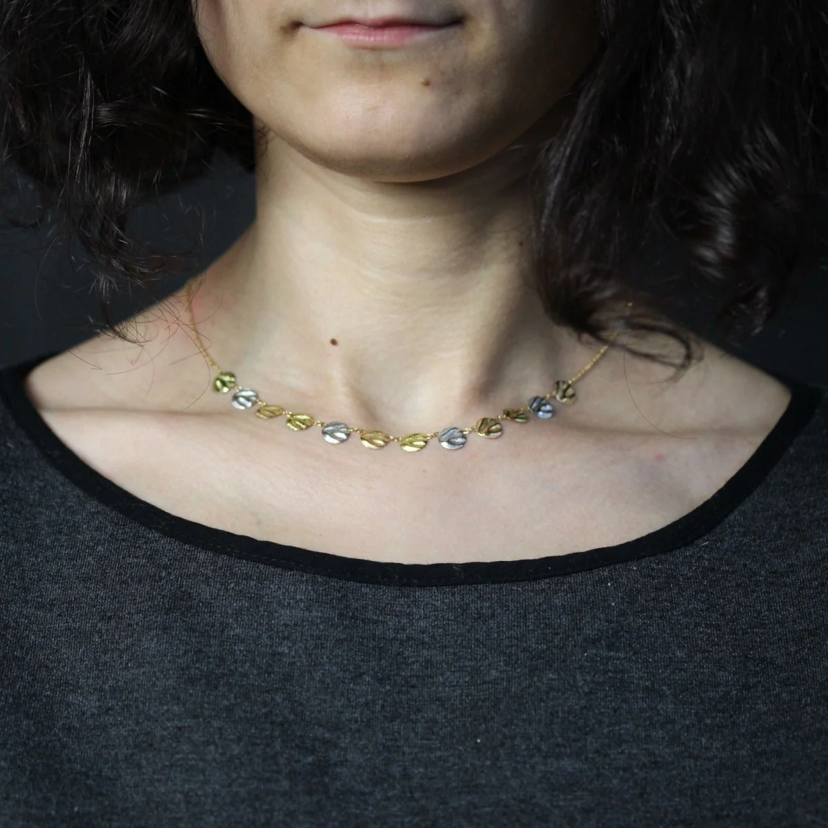 Necklace Ras de Cou in yellow gold, white gold and rose gold - Image 2