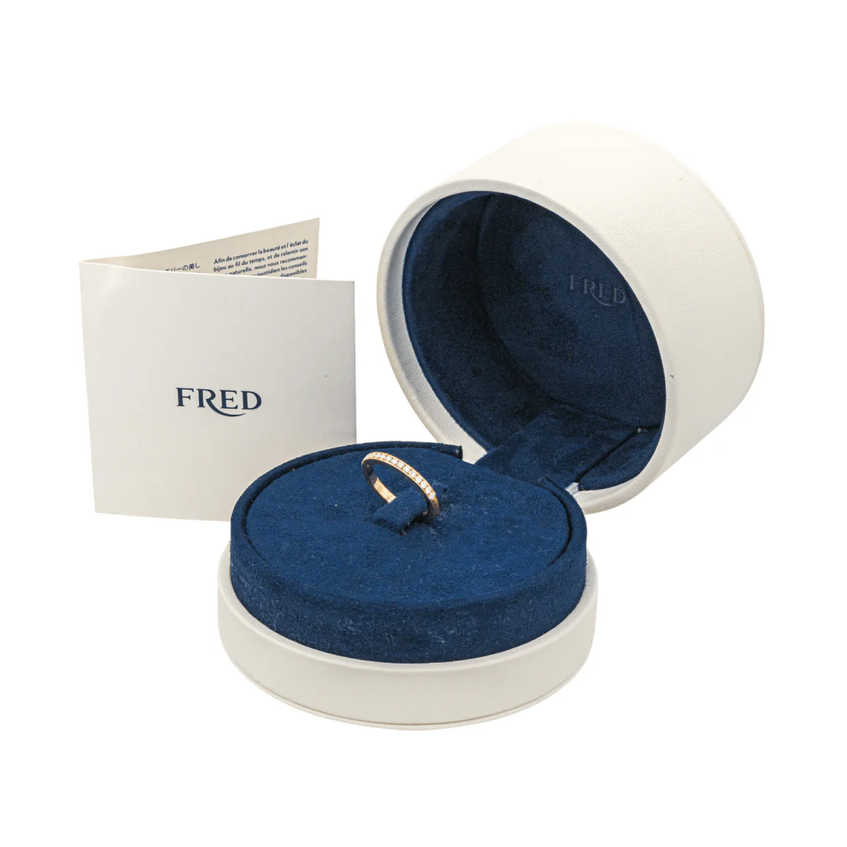Ring Alliance FRED "Force 10" in rose gold and diamonds - Image 6