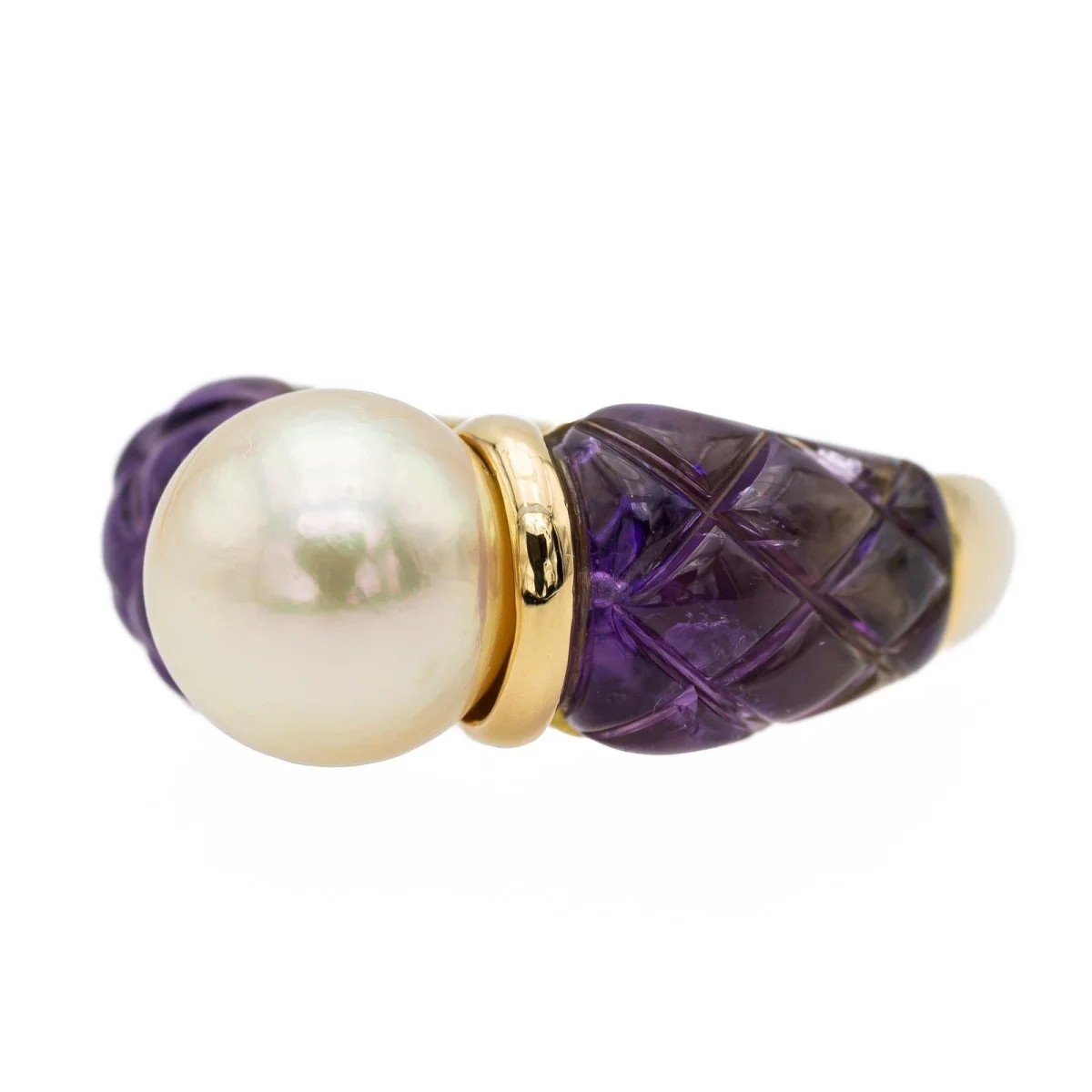 Fred Ring Yellow gold Pearl - Image 3
