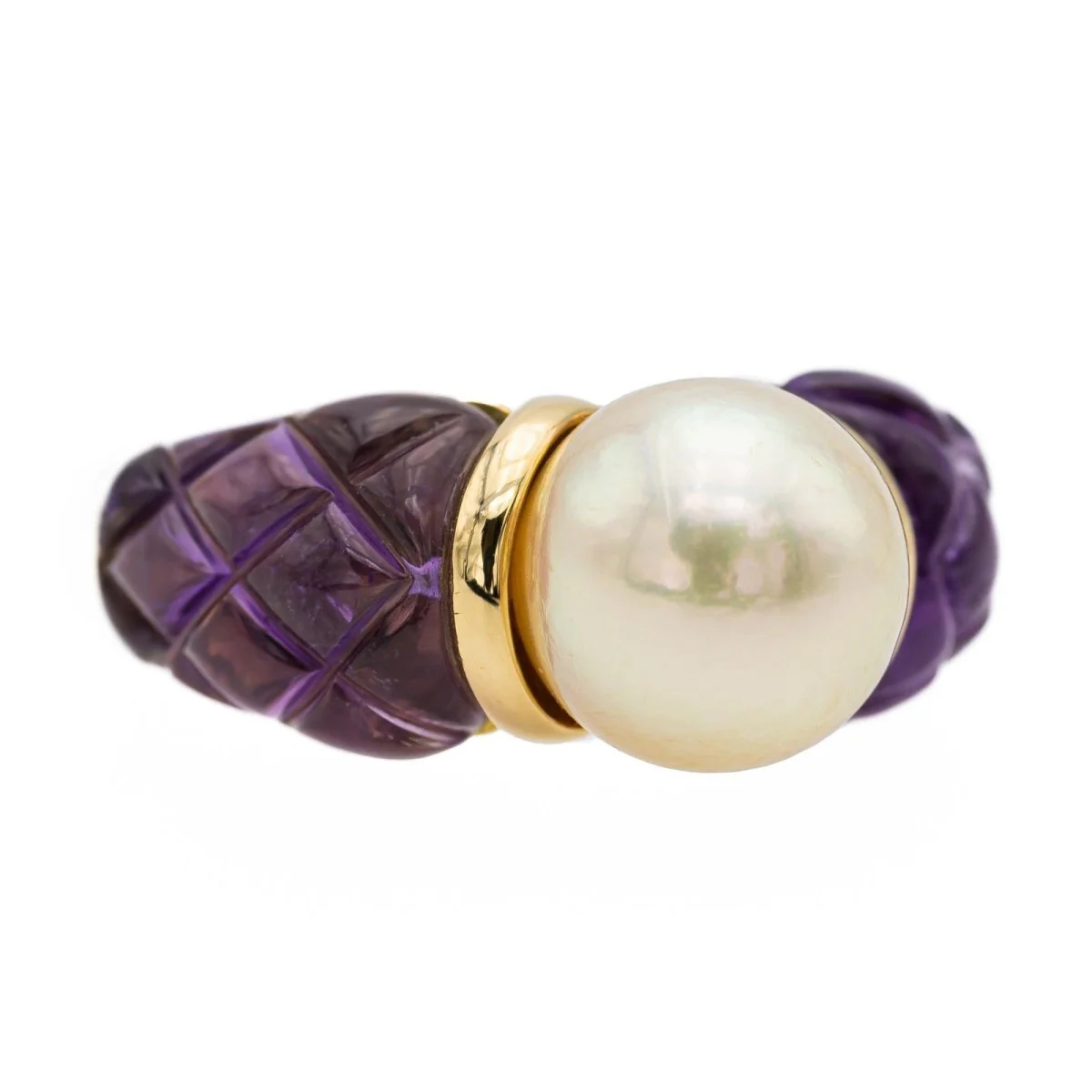 Fred Ring Yellow gold Pearl - Image 8