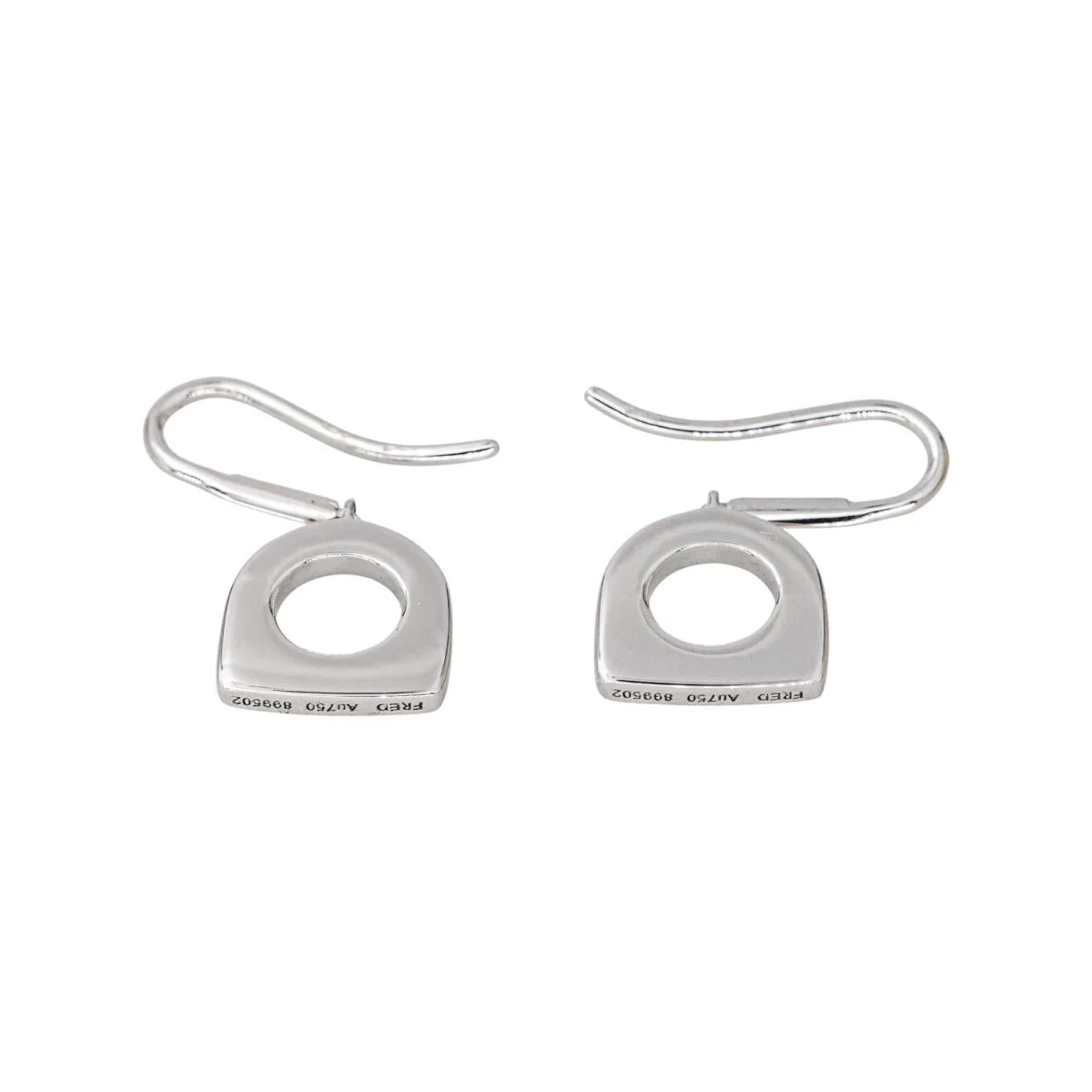 FRED "Success" sleeper earrings in white gold and diamonds - Image 5