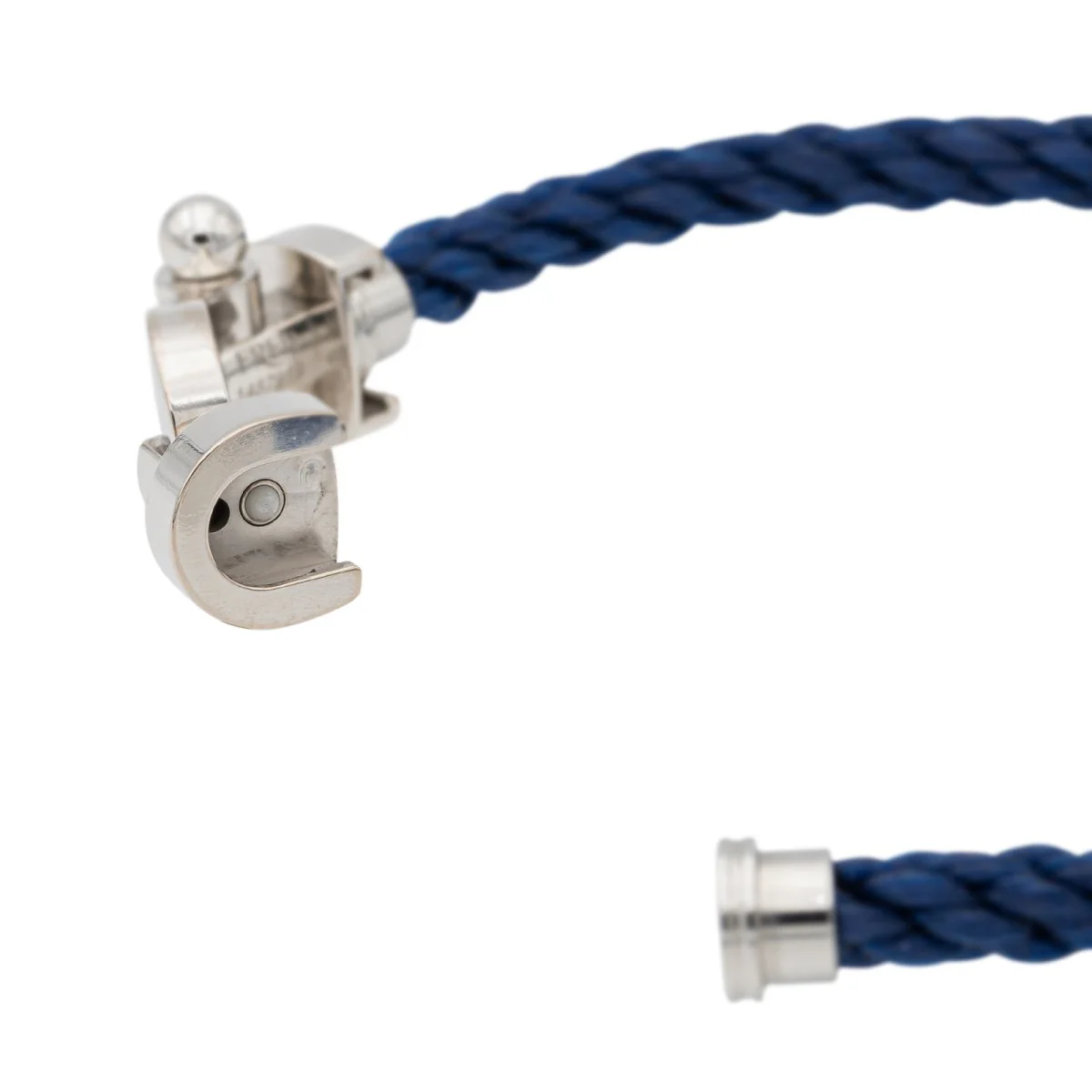 FRED "Force 10" shackle bracelet in white gold GM - Image 7